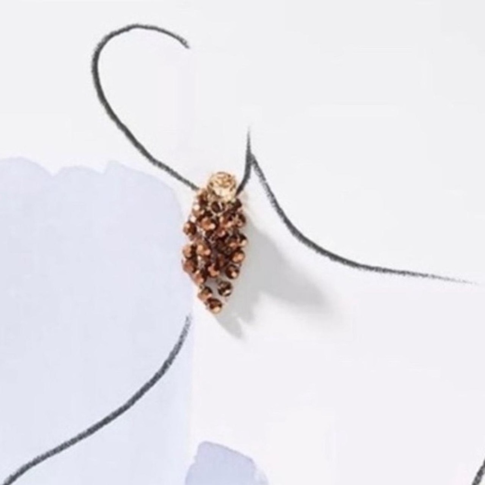 Waterfall Beaded Drop Earrings | Anthropologie - Picture 3 of 4